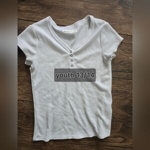 Abercrombie Kids White Short Sleeve Tee